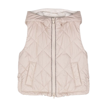 Brunello Cucinelli childrens clothing Monili detail padded vest FARFETCH