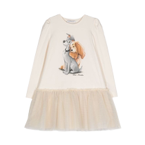 Monnalisa Childrens Wear x Disney Pattern Printed Umbrella Dress FARFETCH