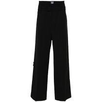Final Sale]Msgm mens double waist trousers FARFETCH