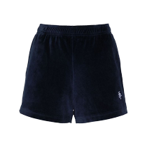 SPORTY RICH lady SRC velvet mini shorts FARFETCH Fat Chic