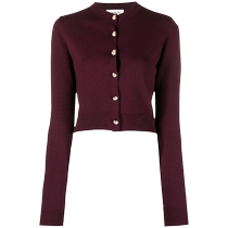 Lanvin Romantic Lady Buttons inlaid close-knit cardiff FARFETCH Fat Chic