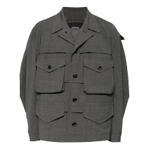 SONGZIO mens layered military jacket FARFETCH