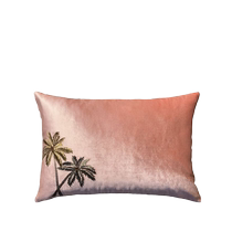 Les-Ottomans Unisex Palms Velvet Pillow FARFETCH