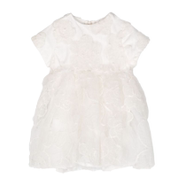 Simonetta childrens floral embroidered tulle dress FARFETCH