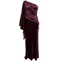 MARIA LUCIA HOHAN Womens Yolanda velvet maxi dress FARFETCH