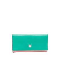 Stella Mccartney Womens Two-Color Long Wallet FARFETCH
