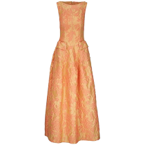 Talbot Runhof Womens Floral Jacquard Dress FARFETCH