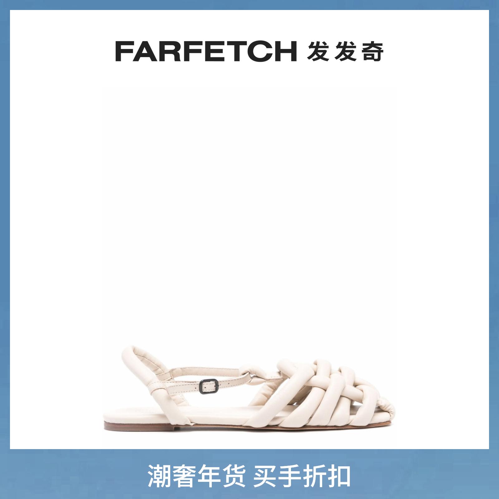 Ms. Hereu Cabersa woven cortical slippers FARFETCH Fat Chic-Taobao