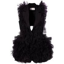 Loulou Womens Ruffled Tailored Western Vest FARFETCH