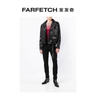 Stolen Girlfriends Club ユニセックス ブラック メタル スタッズ モーターサイクル ジャケット