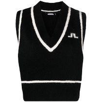 J Lindeberg Womens Marjorie logo intarsia knitted vest FARFETCH