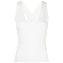 Hot selling item] P A R O S H womens V-neck sleeveless tank top.