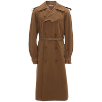 JW Anderson mens double-breasted cotton trench coat FARFETCH