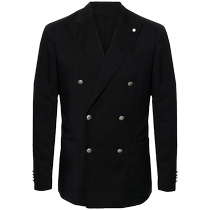 LUIGI BIANCHI MANTOVA mens double-breasted wool blazer FARFETCH