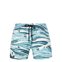 Maison Kitsune men x Vilebrequin Moorise swimming pants FARFETCH Fitting chic