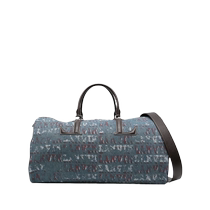 Lanvin Mens x Future Classic Pattern Denim Travel Bag FARFETCH