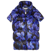 Philipp Plein Womens Floral Print Padded Vest FARFETCH