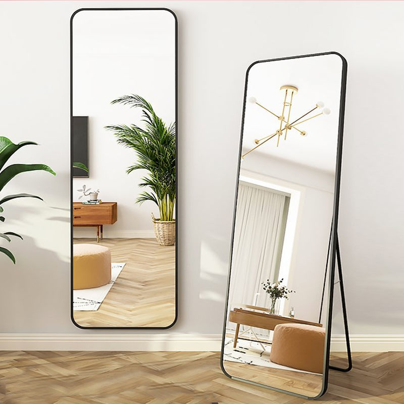 Home Student Dorm Sticker Wall Mirror Wall-mounted Full Body Mirror Ins Girl test clothes full body floor adhesive bedroom