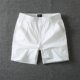 American Retro Solid Color Versatile Quarter Shorts 2026 Summer Casual Men's Trendy Brand Pure Cotton Stretch 4-Point-Pants Mid-Pants