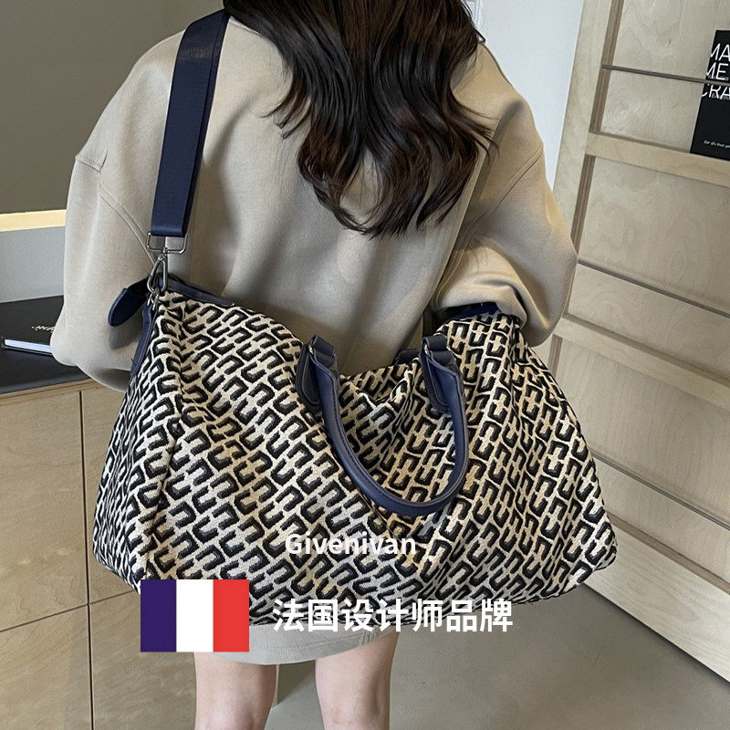 Гонконгская [дизайнерская] дорожная сумка Givenivan большой емкости, портативная сумка для хранения вещей для фитнеса, курьерская сумка для багажа