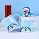 Doraemon ceramic mug household cup high-looking water cup cartoon cute coffee cup milk breakfast cup