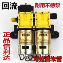 New Taizhou Xinlida 12V dual-core power water pump agricultural electric sprayer double pump high voltage return DC