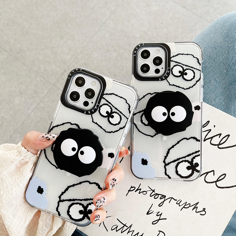 Cute little briquettes are suitable for iphone13 promax Apple 11 mobile phone case 12Pro new cartoon 13 all inclusive