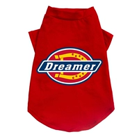 Красный T -Frish (принт подковы)