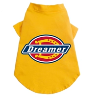 Желтая T -Fore (принт подковы)