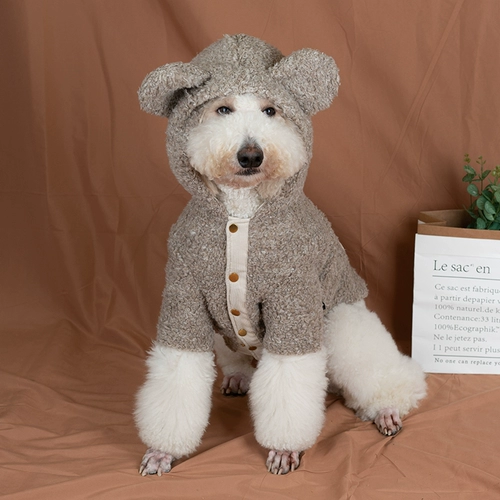 Симпатичная собачья одежда осень и зима большая собака золотисто -ретривер Лабрадор Доберман Огромная дорогая собачья одежда Интернет знаменитость Большая собака толстовка