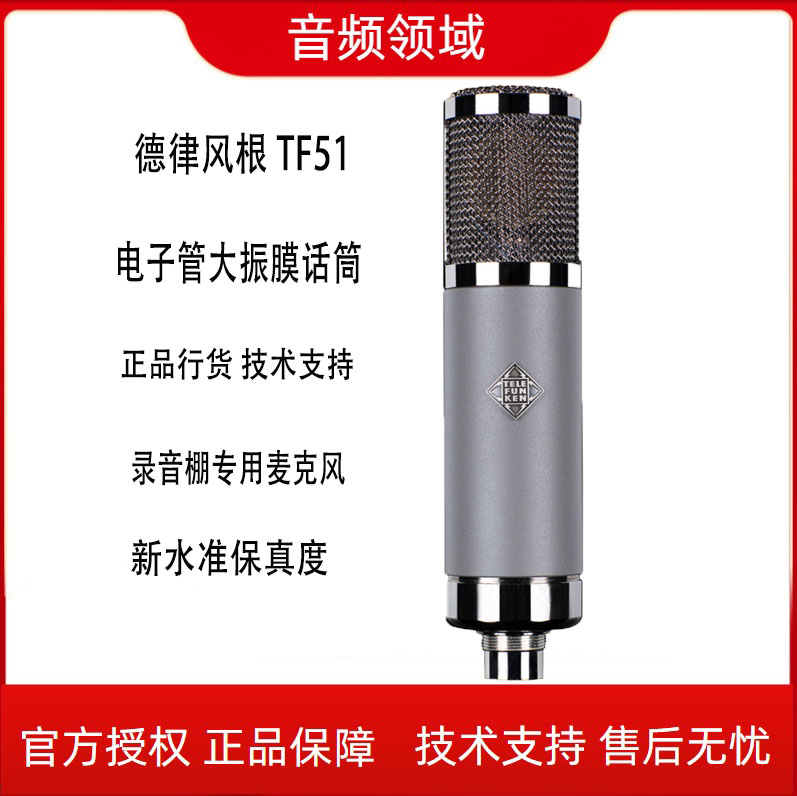 Telefunken TF 51 Derlphine - root tube microphone pointed more to the microphone