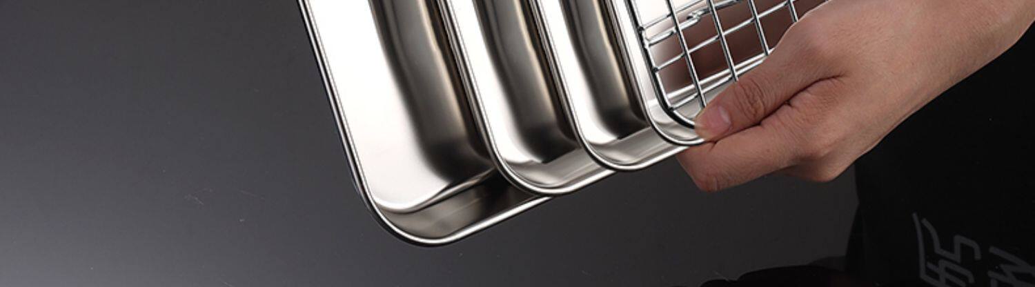 Лоток для гриля 316不锈钢烤盘家用烤肉盘长方形盘户外便携铁板烧盘烤鱼盘子商用