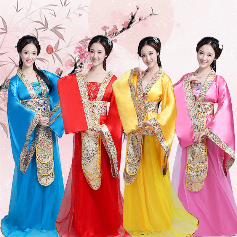 Tang Dynasty costume queen costume female trailing imperial concubine Wu Zetian princess seven fairies Han costume stage costumes