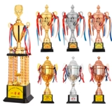 Металлические трофейные серебряные и медные спортивные конференции по спортивным конференциям создали атмосферные детские розы