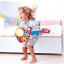 Hape 6-in-1 Cool Guitar Band Childrens Guitar Toy Playable for 3-Year-Old Boys and Girls