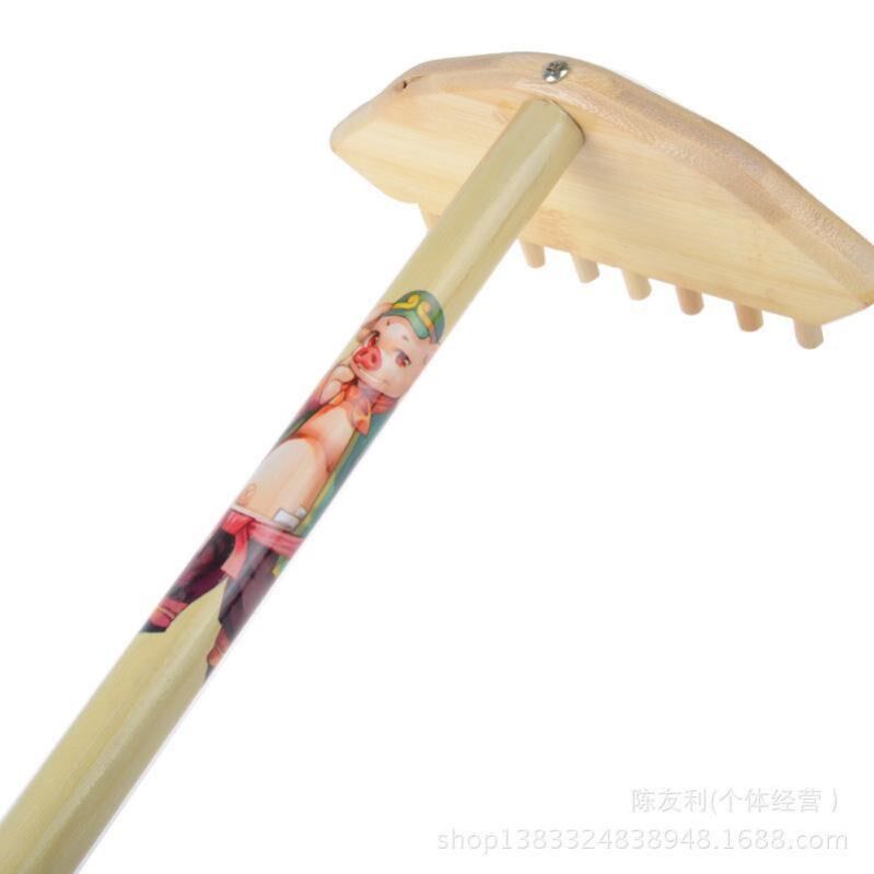 Pig Bajie's rake Pig Bajie rake nine-tooth nail rake children's wooden traditional toy Journey to the West stage performance