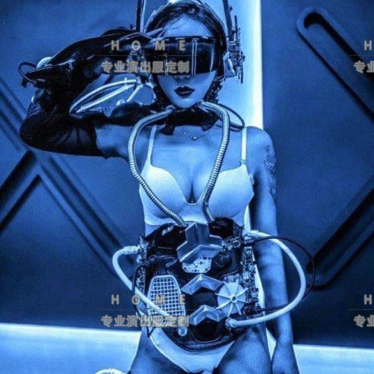 HOME Home High-end Customised Nightclub Sebo Punk Mechanical Wind High-end Party Future Tech Sensation Bar Gogo Play