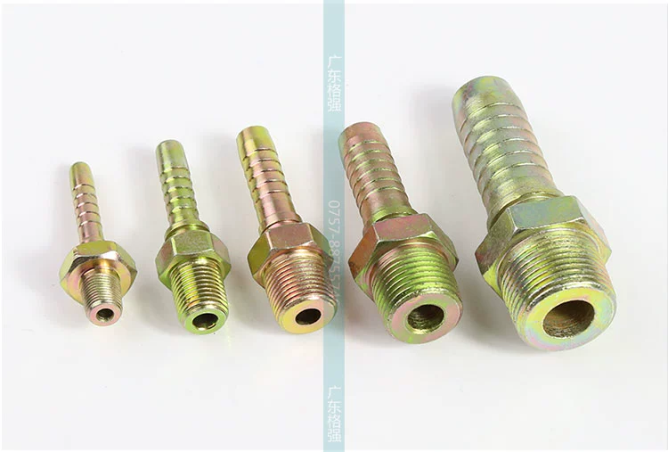 Inch/hệ mét áp suất cao ống dầu uốn khớp thủy lực 4 phút 6 phút 1 inch M16 18 22*1.5 đầu nối đầu nối ống thủy lực tiêu chuẩn đầu nối ống thủy lực