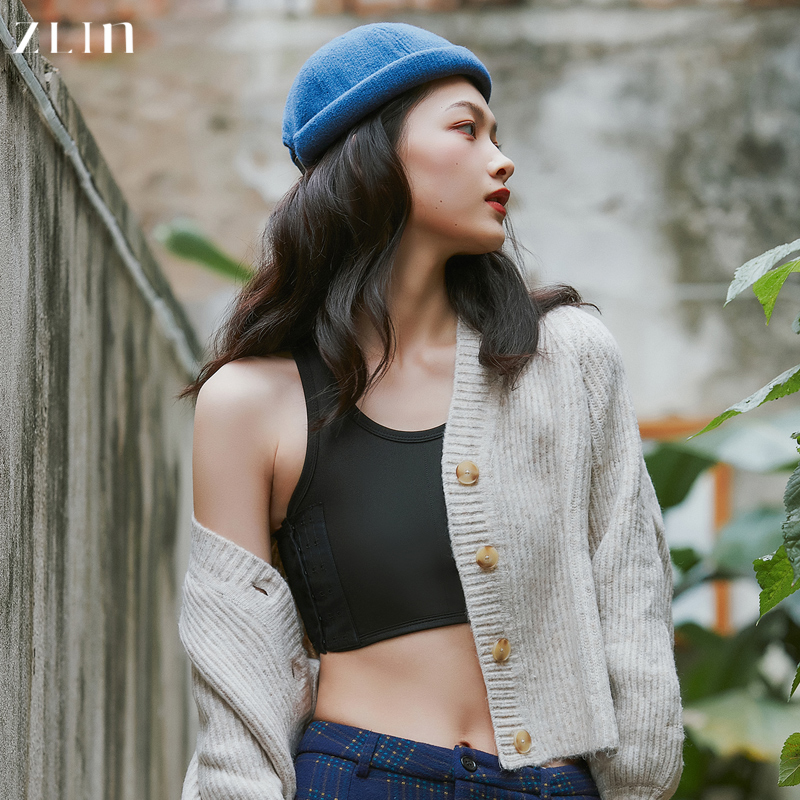 Zhilin corset women's wrapped chest breathable les super flat plastic chest vest handsome t sports underwear big breasts show small chest students