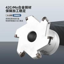 Round nose T-slot cutter head TMR arc groove three-sided milling cutter head CNC tool bar R3 R4 R5 R6 keyway