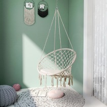 Swing hanging basket outdoor leisure adult ins style cradle childrens cotton cradle indoor hanging chair hanging basket swing bed