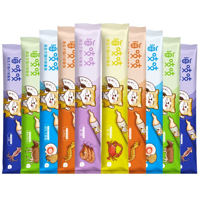 Dali cat sea squeak collagen cat strip 15g cat wet food package fresh package young cat fattening liquid mixed cat snacks