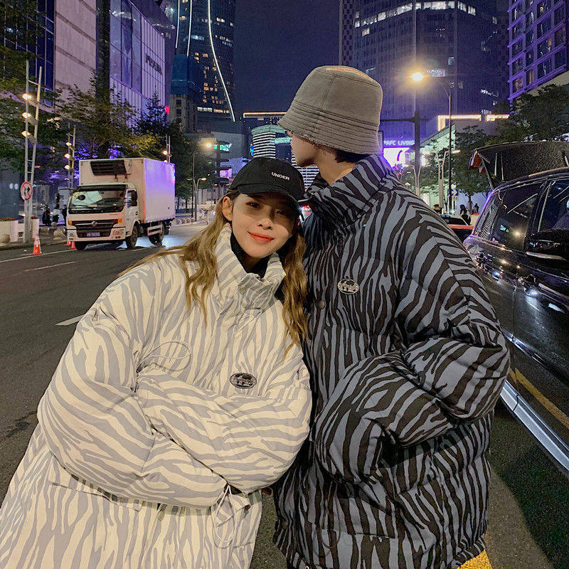 Fried street couples winter coat 2020 autumn winter couples cotton clothes cotton clothes cotton jacket thick ins women