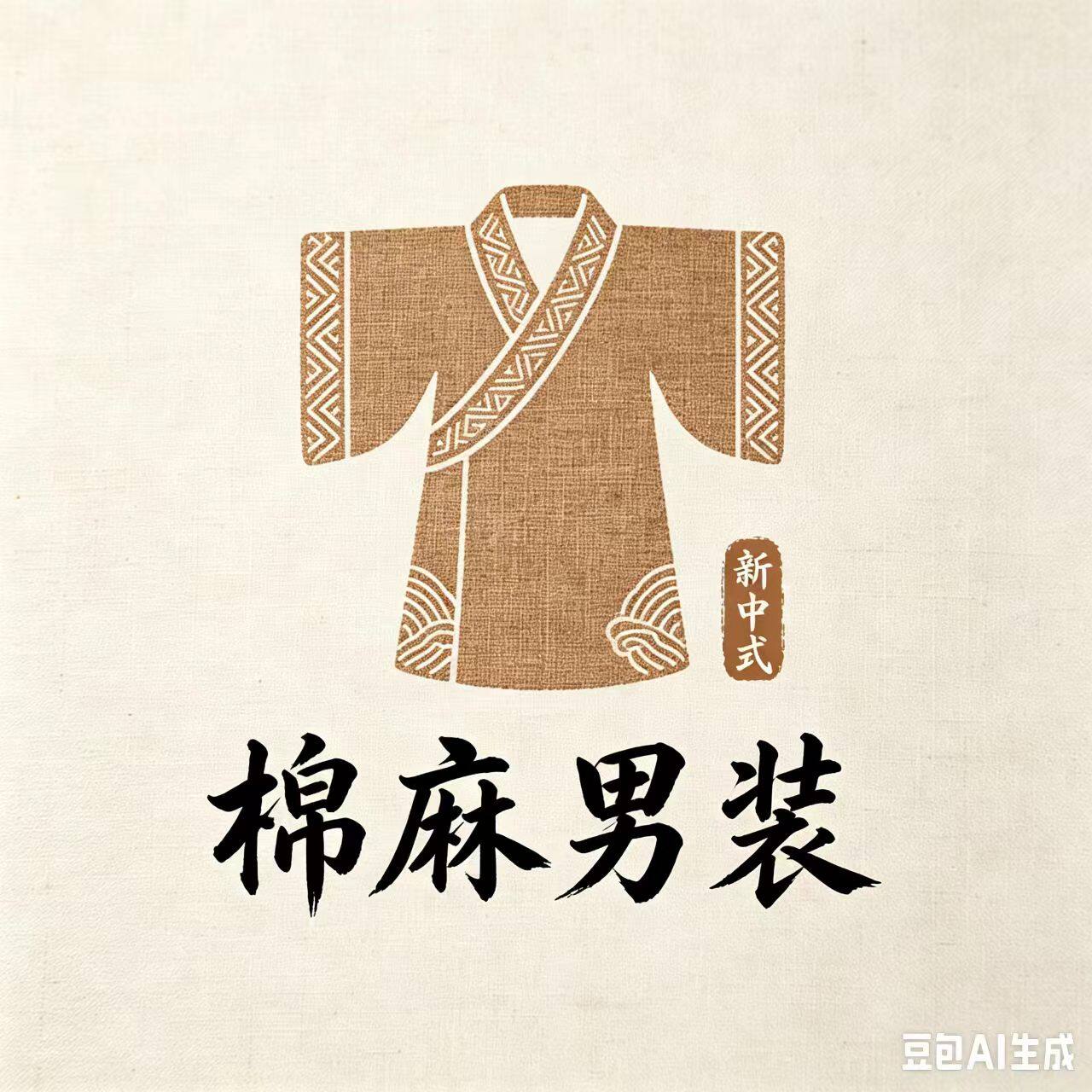 新中式棉麻男装的LOGO