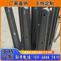 Customized awning steel beam corbel bracket door head beam H-shaped steel structure variable section steel awning glass curtain wall point claw