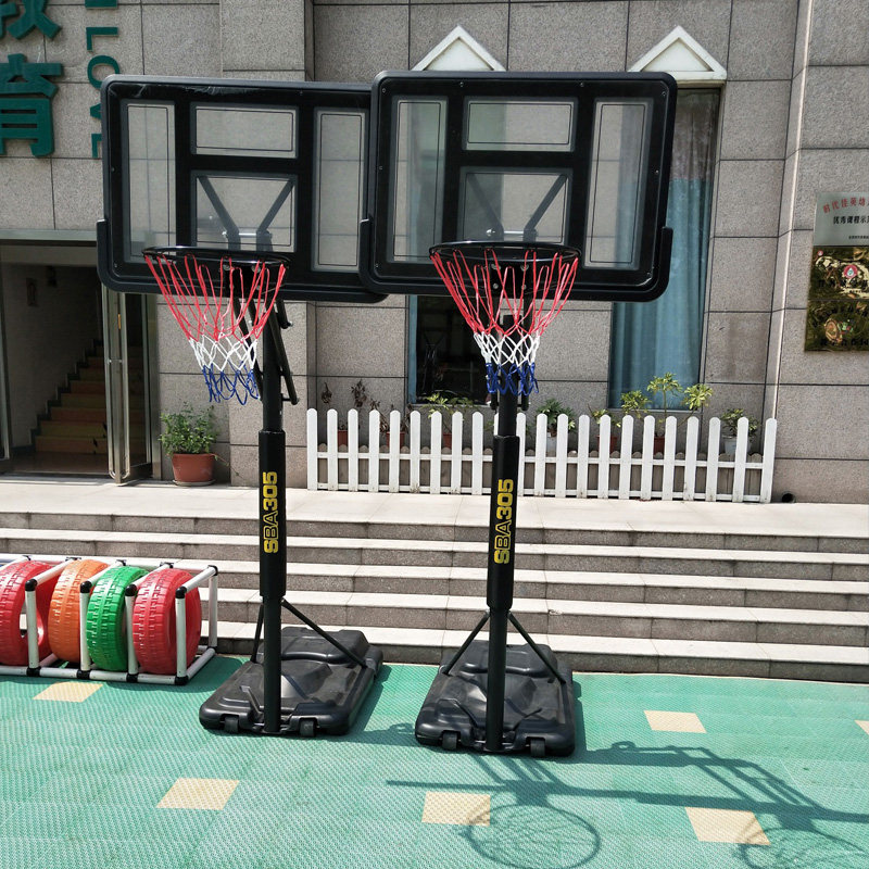 Teenagers outdoor hoop movable kindergarten training children basketball stand can lift outdoor standard basketball frame