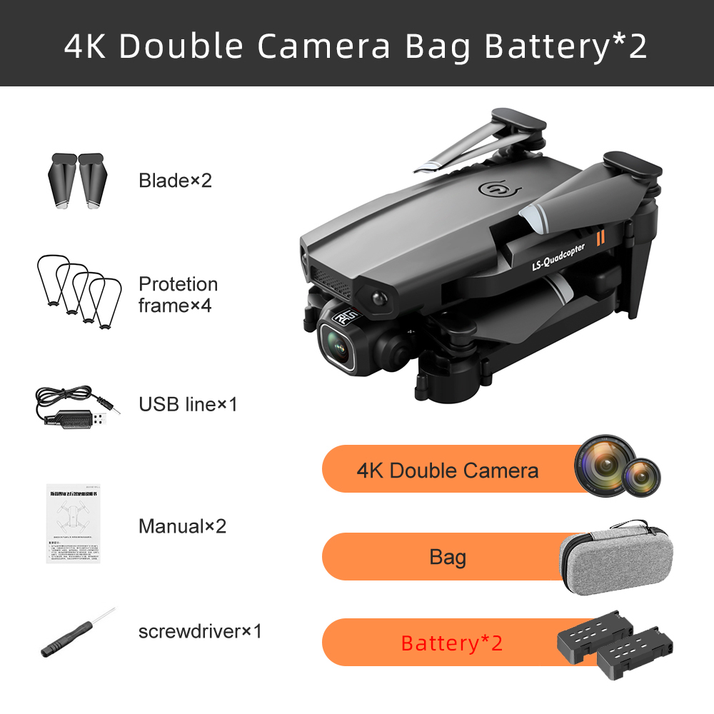 4KDualCameras2BMini   Drone   4K   Dron   Camera s   Quad copter   Toys   Fpv   Drone   With   C
