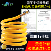 Adapted Nine Shepherd 304 Stainless Steel Gas Pipe Gas Pipe Metal Hose Coal Gas Pipe Gas Oven Bellows Heat