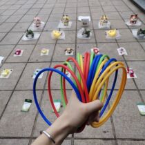 Factory direct 4-70cm solid hollow ring night market stalls dedicated throwing ferrule childrens ring