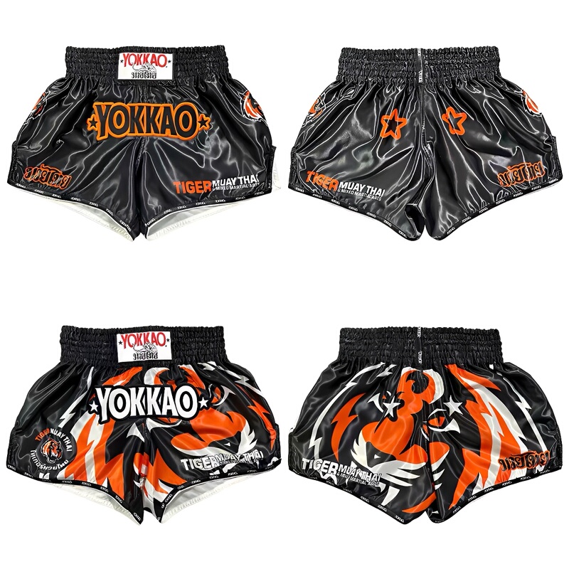 Thailand Yokkao Tiger Mt Poar Co-Branded Limited Edition Muay Thai Shorts Free Combat Sparring Competition Uniform Thailand Yokkao Tiger Mt Poar Co-Branded Limited Edition Muay Thai Shorts Free Combat Sparring Competition Uniform